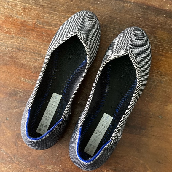 SOLD Grey Birdseye “The Flat” Women’s Size 6.5 - EUC! - Picture 4 of 16